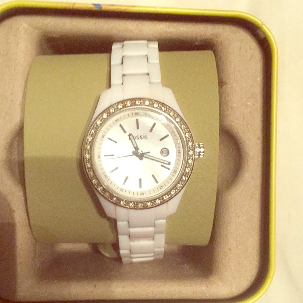 Fossil watch with original links.